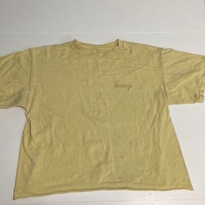 Honey cropped t shirt